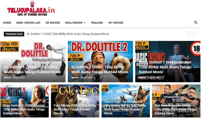 websites to download telugu movies