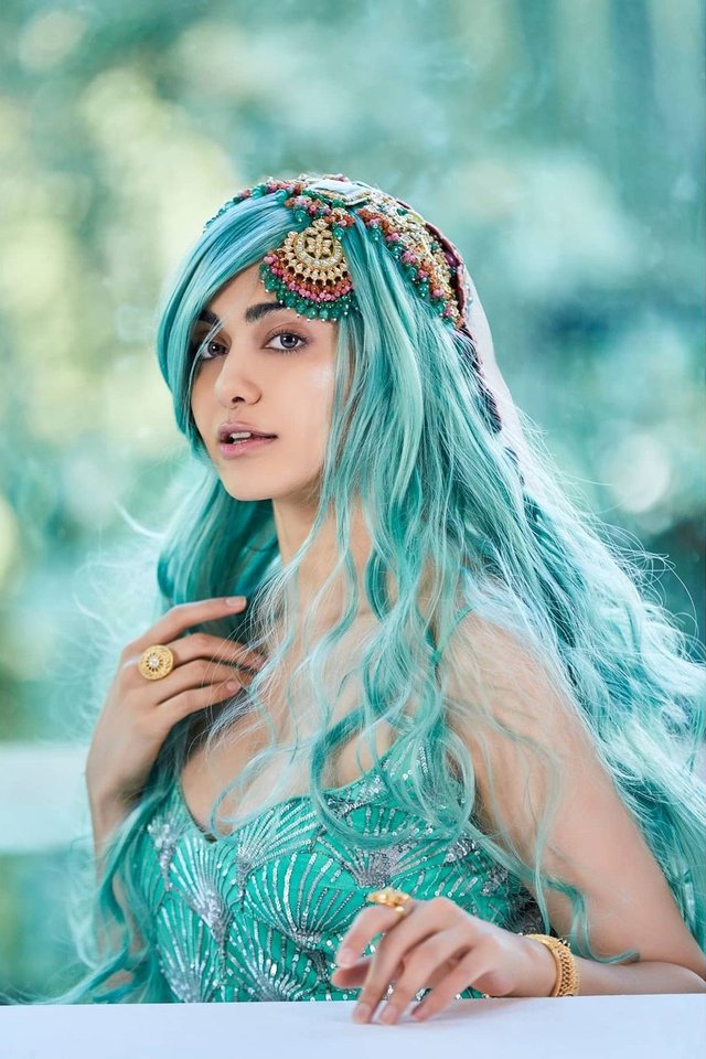 Adah Sharma Recent Photos In Turquoise Hair Are Literally Surreal -  