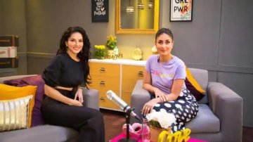 Kareena Kapoor welcomed Sunny Leone as first guest on her radio show