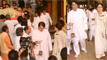 Krishna Raj Kapoor's funeral: multiples stars pay their last respect to her