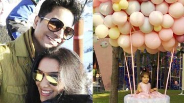 Actress Asin and Hubby Rahul Sharma Hosted A Wonderful First Birthday For Daughter Arin