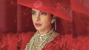 The Mystery Behind Priyanka Chopra's RED Wedding Lehenga