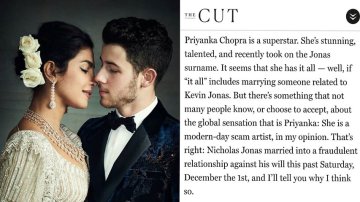 B-Town And Nick Jonas' Family Lashes Out At The Cut Made-Up Story About Priyanka Chopra
