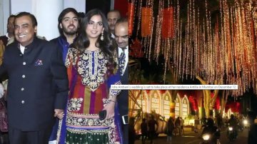  Tycoon Mukesh Ambani’s Mansion Antilia Decked Up Like A Bride For Daughter’s Wedding