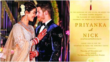 Priyanka Chopra-Nick Jonas' Mumbai Reception Card Revealed