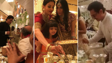 Shahrukh Khan, Aamir Khan, Abhishek Bachchan Serve Food To Guests At Isha Ambani's Wedding. See Inside Photos!