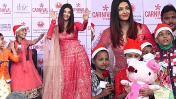 Aishwarya Rai Bachchan Celebrates Christmas At A Cancer Hospital With Kid Patients