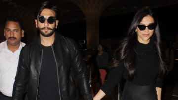 Ranveer Singh And Deepika Padukone Hand-in-hand Leave For Their Honeymoon In Maldives