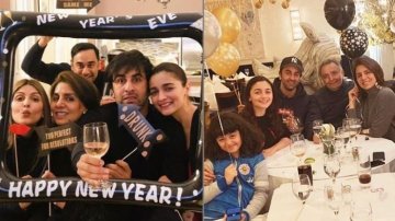 Alia Bhatt And Ranbir Kapoor Join Kapoor Family To Celebrate New Year