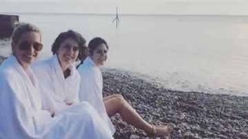 Katrina Kaif Rings In New Year By Taking A Dip In Freezing English Channel With Sisters