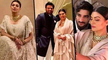 Sushmita Sen Walks Hand-In-Hand With Boyfriend Rohman Shawl At The Wedding Of SS Rajamouli’s Son