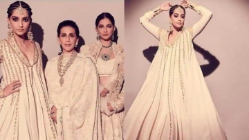 Sonam Kapoor Strikes A Stunning Pose With Mom Sunita And Sister Rhea: 'We Got It From Our Mom'