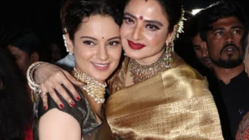 Marathi Taraka Awards 2019: Vetaran Actress Rekha Calls Kangana Ranaut 'Her Daughter', Gifts Her A Sari