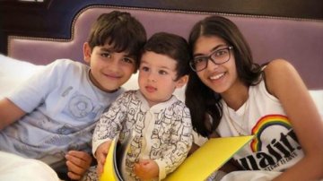 Adorable Moments of Taimur Ali Khan And Other Bollywood Star Kids At A Birthday Bash