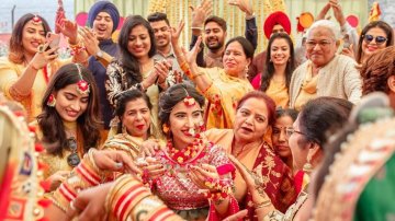 Television Actress Sheena Bajaj Displays Happy Moments In Pre-wedding Ceremony With Actor Rohit Purohit