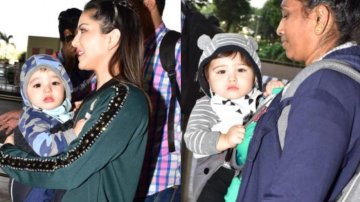Sunny Leone Clicked With Her Twins, Noah And Asher, At Mumbai Airport