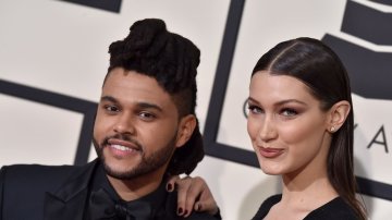 The Weeknd and Bella Hadid Ring In His Birthday With Matching Camo Outfits