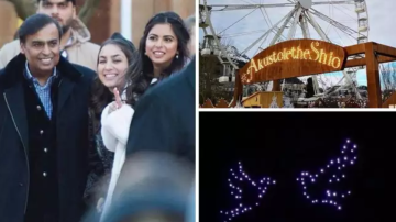 Inside Akash Ambani - Shloka Mehta's Winter Wonderland Bash: Celebrities Attend Star-Studded Party, Drones Light Up Swiss Sky