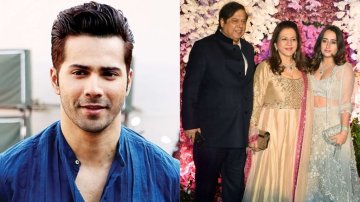 In Varun Dhawan's Absence, Lover Natasha Dalal Accompanies His Parents At Akash Ambani’s Mangal Parv