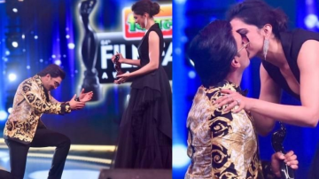Ranveer Singh Gets Down On One Knee For Deepika Padukone At 64th Filmfare Awards. Watch Videos!