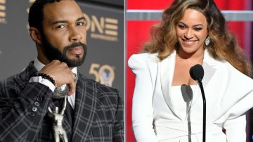 Omari Hardwick Kisses Beyoncé Twice At NAACP Image Awards And Her Fans Are Not Happy!