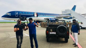 Filmmaker Sundar C Hires A Glossy Boeing 757-200 To Shoot The Climax Fight In Vishal's Movie