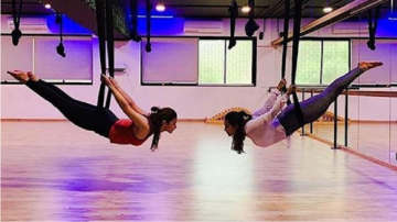 Alia Bhatt's Picture Doing Aerial Yoga Will Give You Ultimate Fitness Goal