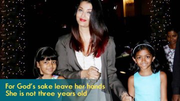 Aishwarya Rai Bachchan Trolled For Being "Overprotective" Towards Daughter Aaradhya, Netizens Say "She Is Not Three Years Old"