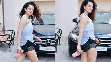 "Manikarnika" Kangana Ranaut Spotted Working Hard For Ashwiny Iyer Tiwari's "Panga"