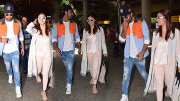 Ranbir Kapoor, Alia Bhatt Cannot Stop Smiling On The Way Back From Romantic Holiday