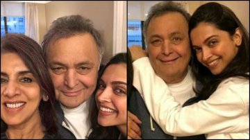 Adorable Deepika Padukone Poses Happily With Ex-Boyfriend Ranbir Kapoor's Parents. See Pics!