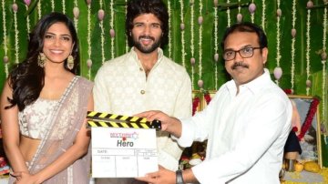 Vijay Deverakonda Film "Hero" Launched, Starring Vijay Deverakonda And Malvika Mohanan