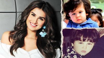 रमणीयता अतिभार : तारा सुतारिया की  बचपन की फोटो तैमूर अली खान की  कार्बोन कॉपी है।