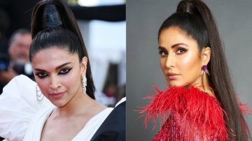 Deepika Padukone And Katrina Kaif Show You How To Pull Off Dramatic High Ponytail