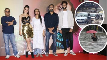 #MumbaiRains Create Havoc For "Judgementall Hai Kya" Trailer Launch