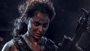 Kangana Ranaut Proves She Is An Action Queen In Intensely Blooded "Dhaakad" Poster