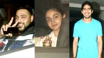 Alia Bhatt, Ayan Mukerji And Badshah Get Clicked At Karan Johar's Residence In Bandra. See Pics!