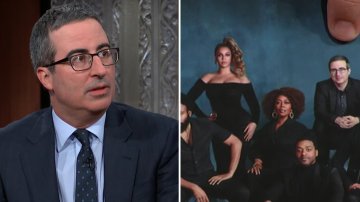 जॉन ओलिवर ने इस बात का समर्थन किया है कि बियॉन्से वास्तव में "द लायन किंग" की कास्ट फोटो में नहीं थी