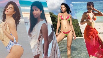Bollywood Beach Babes Raise Temperatures With Super-Hot Bikini Pics