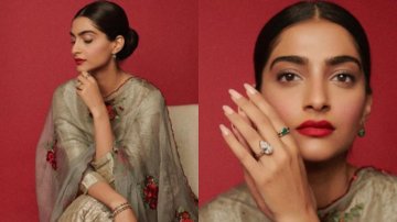 Sonam Kapoor Exudes Old World Charm In Earth Toned Suit