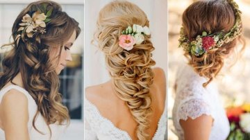 5 Dreamy Bridal Hairstyles With Flowers You Want To Pin Immediately