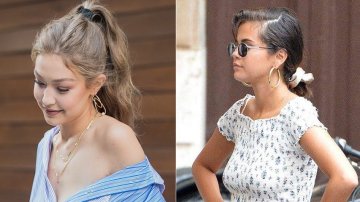 5 Celebs Throw Back The Favourite 90s Trend With Scrunchie Style