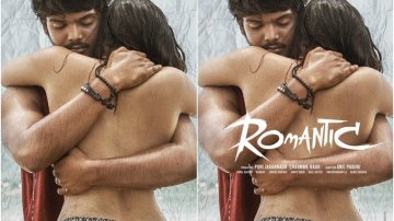 Ketika Sharma Goes Topless With Akash Puri For "Romantic" Film Poster