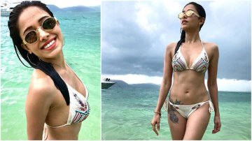 "Dream Girl" Actress Nushrat Bharucha Sets The Internet On Fire With Her Bikini Snaps