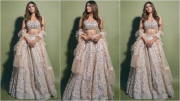 Keep All Eyes On You At Any Diwali Party With This Mouni Roy’s Floral Lehenga