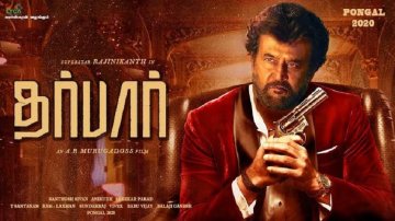 Rajinikanth Launches New Poster Of His Upcoming Action Thriller "Darbar"