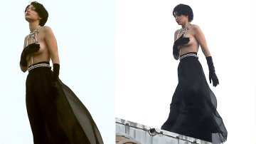 Shock!!! Gigi Hadid Nearly Bares In The Shoot For A New Ad Campaign For Chanel