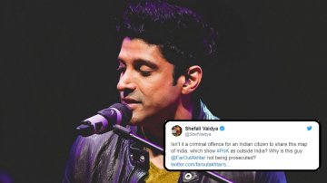 Farhan Akhtar Bashed For Using The Wrong India Map Amidst CAA Protest
