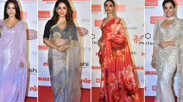 Deepika Padukone, Taapsee Pannu Glam In Elegant Traditional Attires At Lokmat Most Stylish Awards 2019