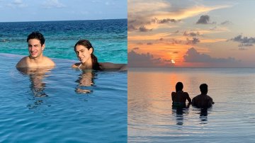 Sara Ali Khan And Ibrahim Ali Khan Giving Huge Sibling Goals While Ringing In New Year